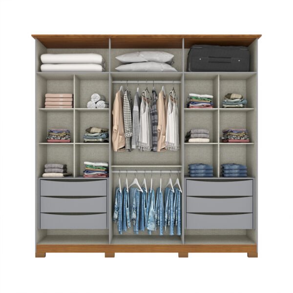 Ropero de 6 Ptas con Espejos