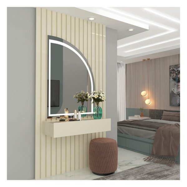 TOCADOR CON ESPEJO Y RIPADO