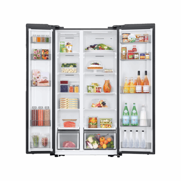 HELADERA 10 1 HELADERA SAMSUNG 564L SIDE BY SIDE NO FROST MATTE SILVER RS57DG4000M9ZS - G