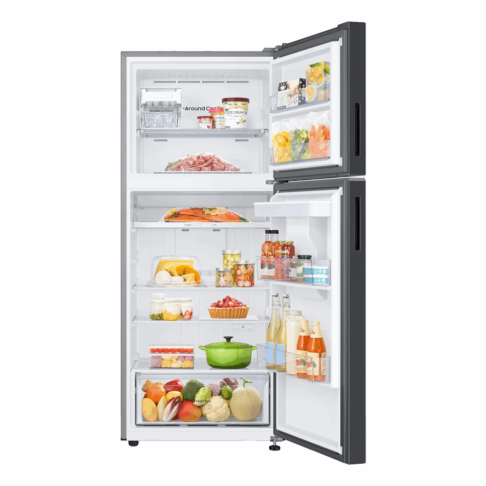 HELADERA SAMSUNG 384L FREEZER OPTIMAL FRESH BLACK RT38CG6720B1ZS - G