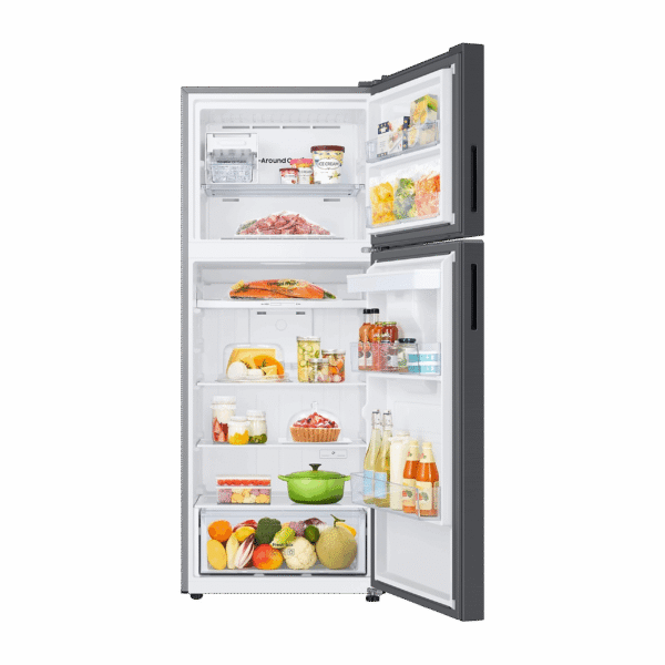 HELADERA SAMSUNG 407L TOP MOUNT FREEZER C/ SPACE MAX BLACK RT42CG6720B1ZS - G
