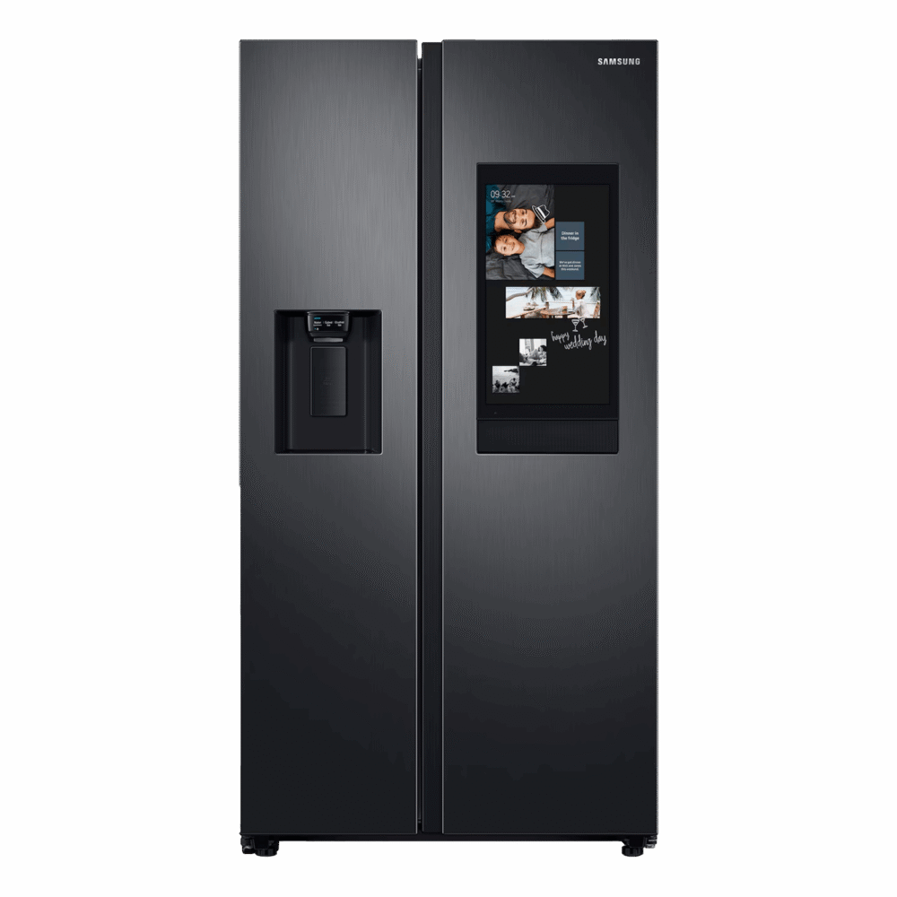 HELADERA SAMSUNG 585L SIDE BY SIDE FAMILY HUB BLACK RS58T5561B1/ZS - G