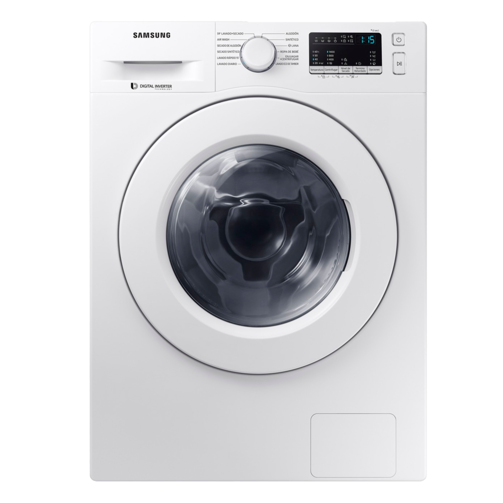 LAVASECARROPAS SAMSUNG 11KG SECADO 7KG ECO BUBBLE C/ FRONTAL 1400RPM WHITE WD11M4473MW/ZS - G