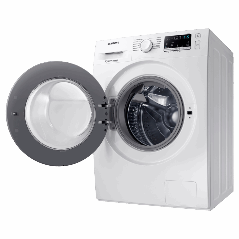 LAVASECARROPAS SAMSUNG 11KG SECADO 7KG ECO BUBBLE C/ FRONTAL 1400RPM WHITE WD11M4473MW/ZS - G