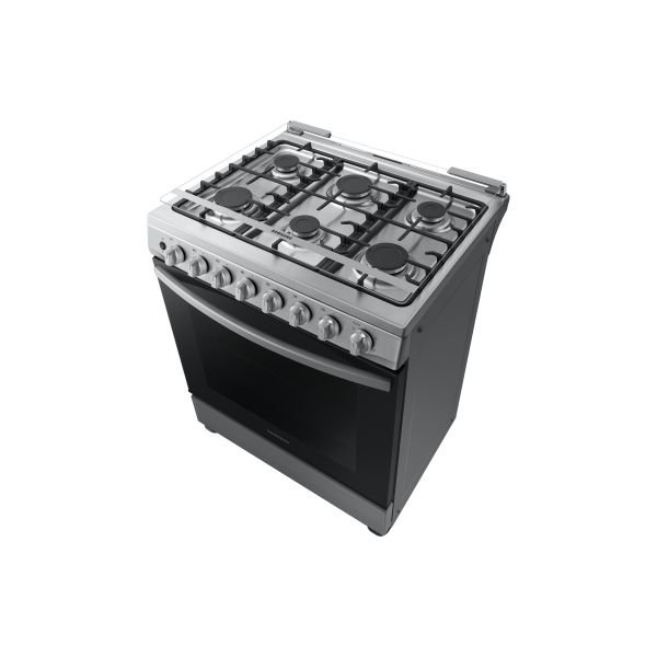 cocina 2 2 COCINA SAMSUNG 128L A GAS 6 HORNALLAS C/ HORNO BLACK NX52A5411CS/ZS - E