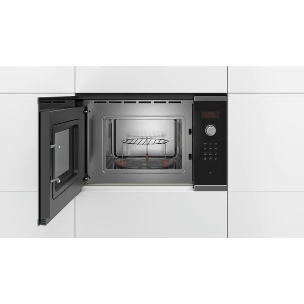 MICROONDAS EMPOTRABLE BOSCH 20LT BEL523MS0 NEGRO