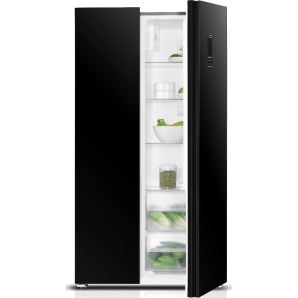 heladera 22 HELADERA MIDAS SIDE SBS 500LTS MD-SBS500B FRIO/SECO BLACK