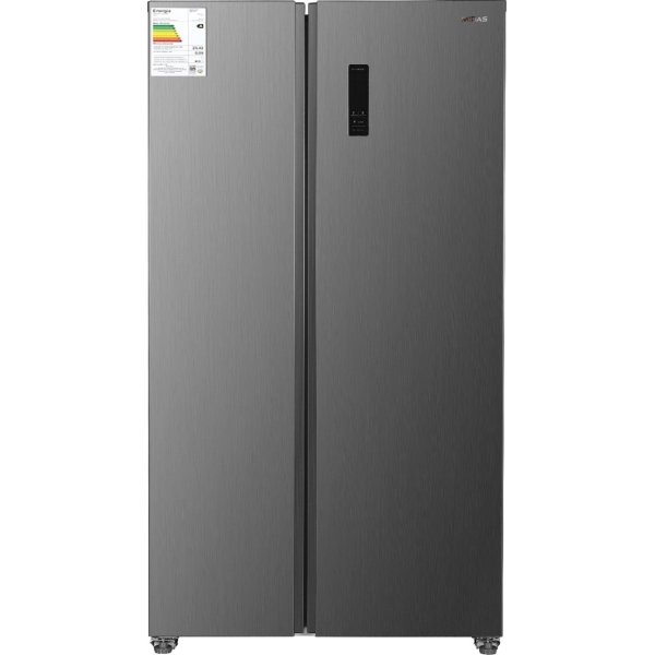 HELADERA MIDAS SIDE BY SIDE 500LTS MD-SBS500 F/S INOX F/S
