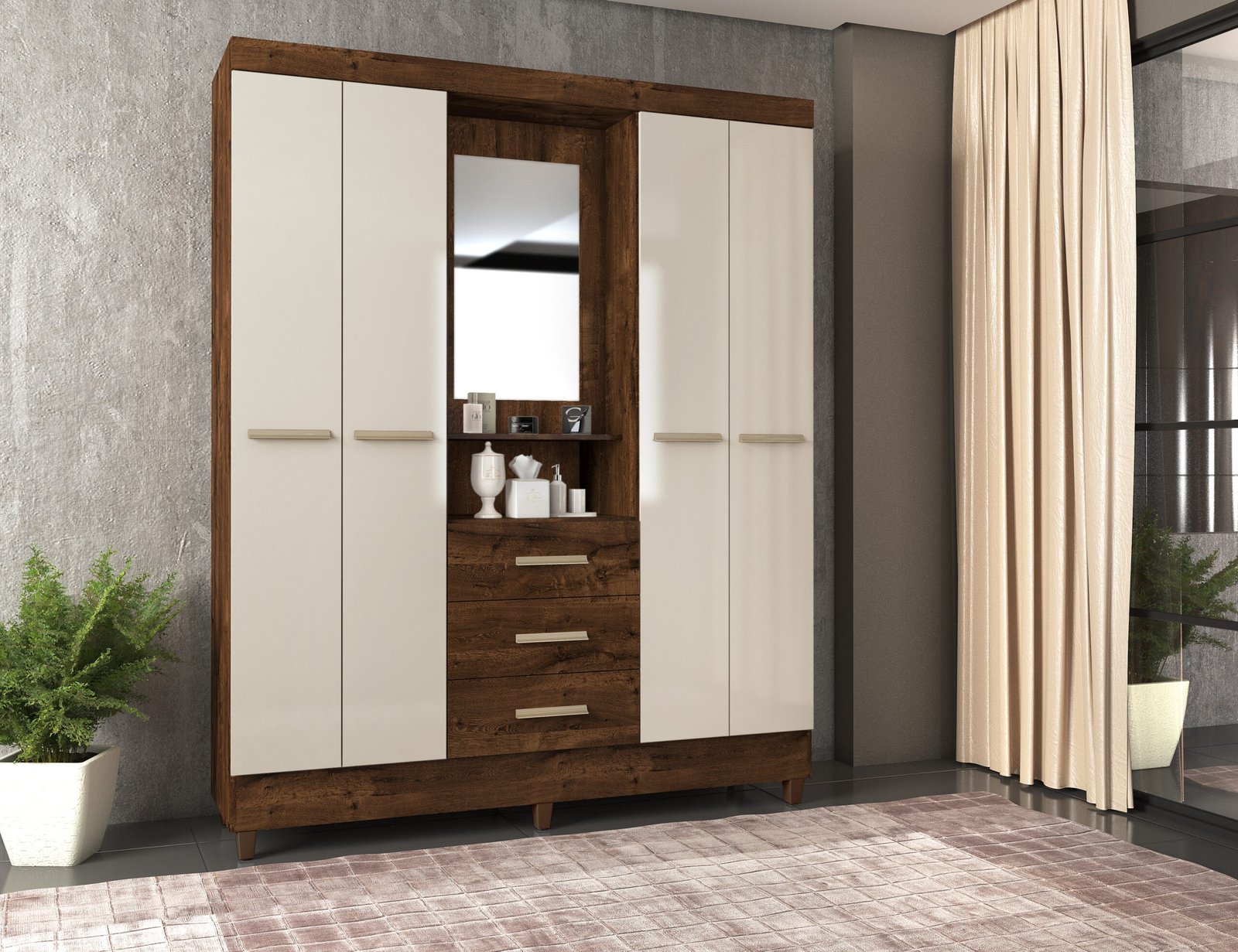 ROPERO 4 PUERTA