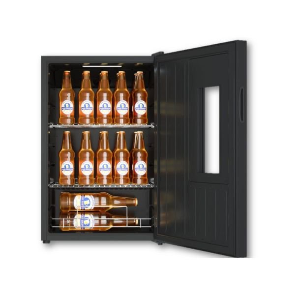 visi 1 2 EXHIBIDORA CERVECERA MIDAS 86LTS. SUB ZERO NEGRO