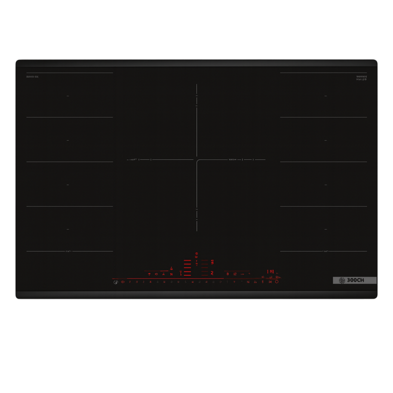 PLACA DE INDUCCION BOSCH 90 CM PXV975DV1E SERIE 8 CON PERFILES NEGRO