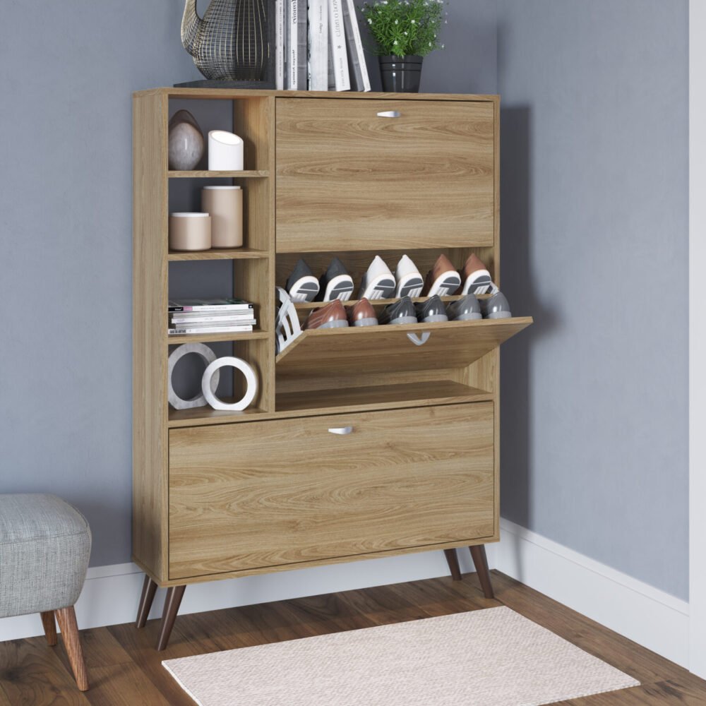 ZAPATERO 3 PUERTAS - 3 ESTANTES