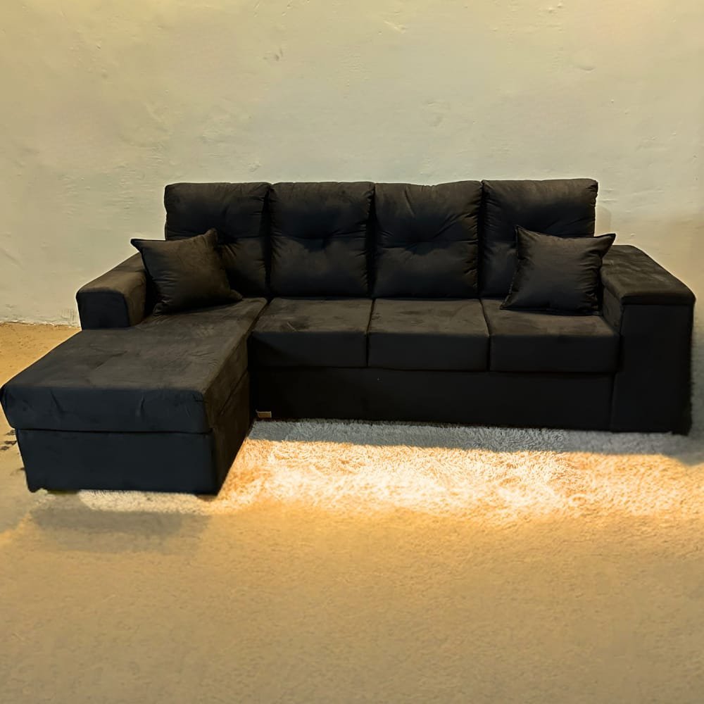 Sofá 3L + Chaise c/ Baul