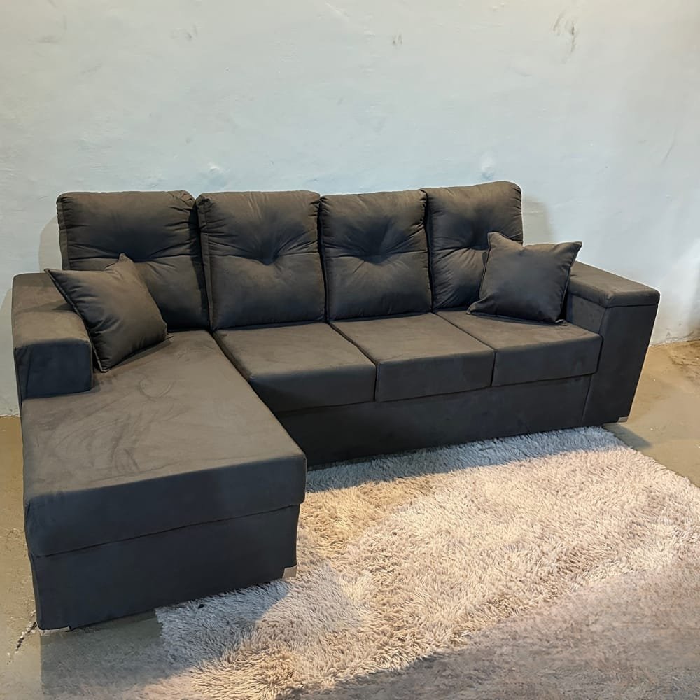 Sofá 3L + Chaise c/ Baul