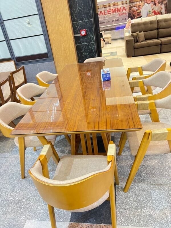 Juego De Comedor c/ Vidrio