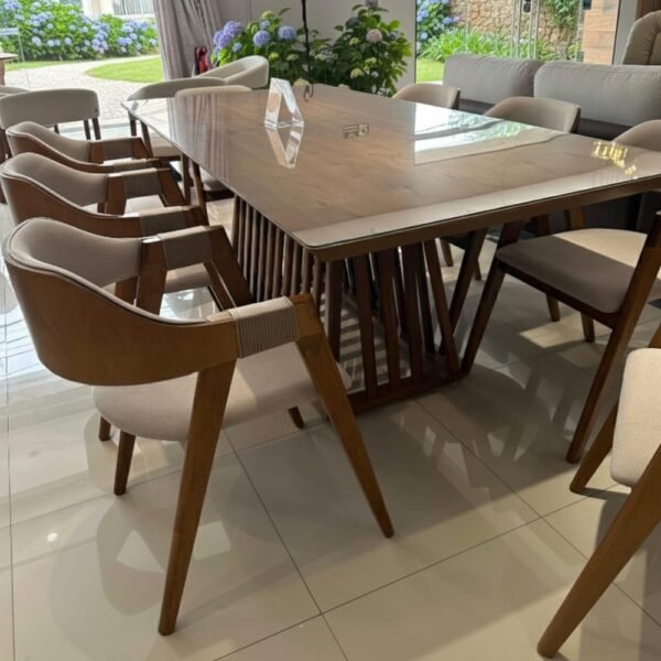 Juego De Comedor c/ Vidrio