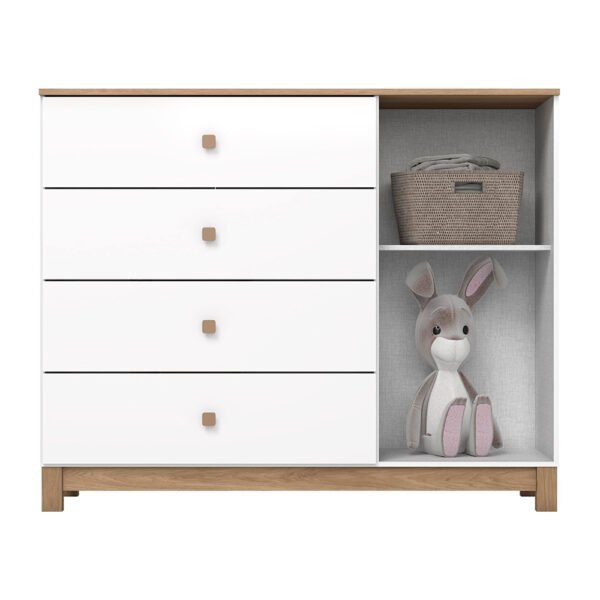 Comoda 4 cajones 1 puerta