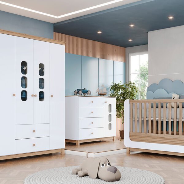 Comoda 4 cajones 1 puerta