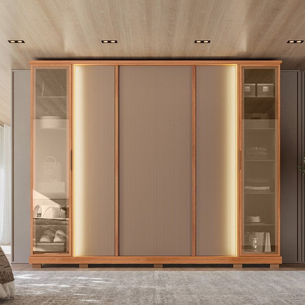 Ropero 6 puertas con espejo