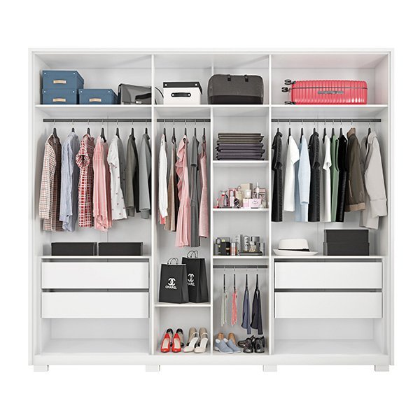 Ropero 6 puertas con espejo