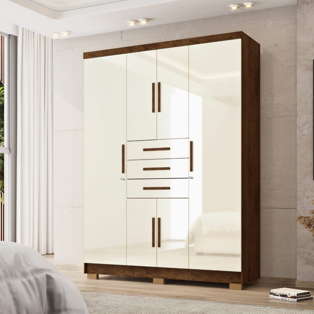 Ropero de 6Ptas y 3 Cajones