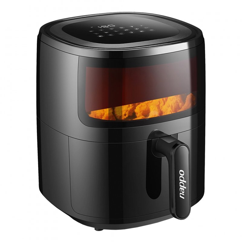 FREIDORA DIGITAL SIN ACEITE 5,7L C/VISOR BK