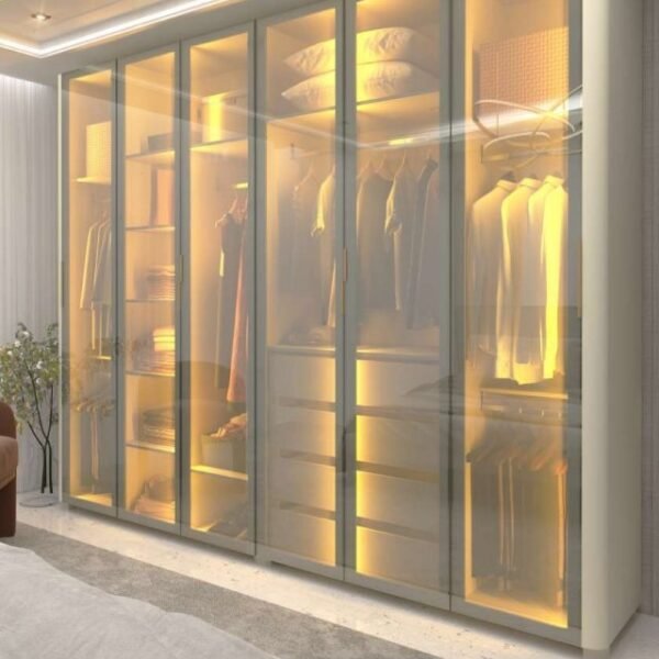 Ropero 6 Puertas Reflecta con LED