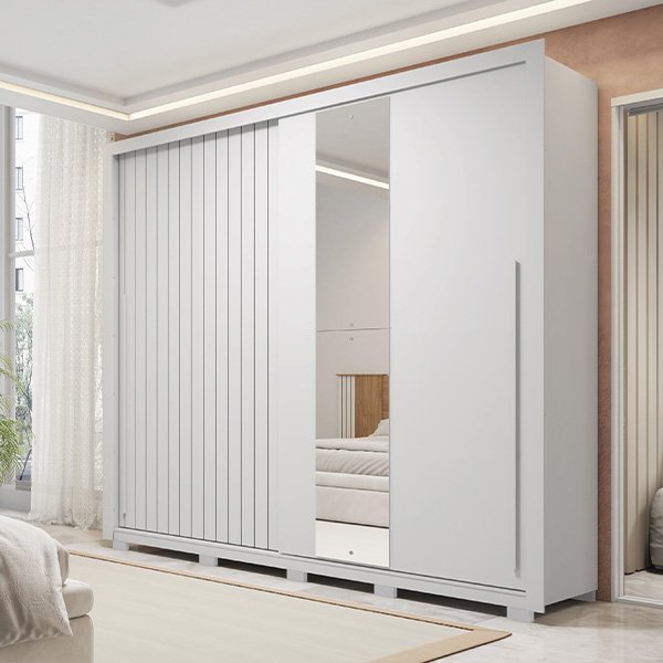 Ropero 6 puertas con espejo