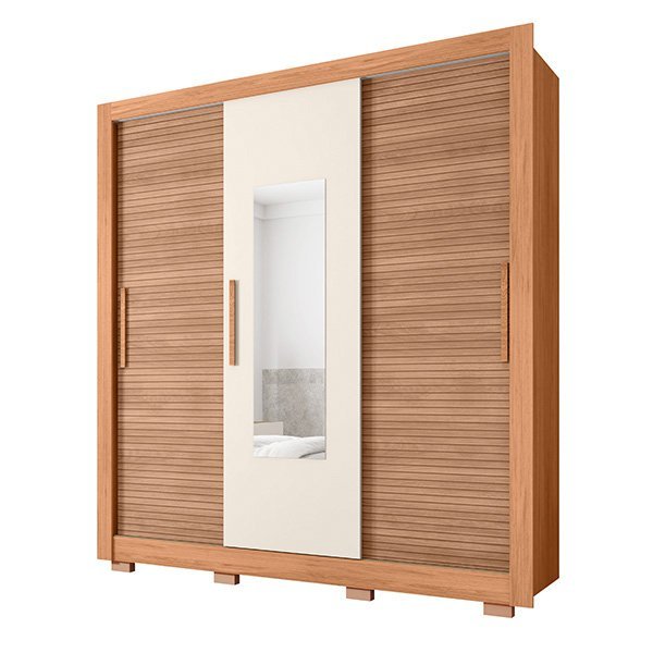 Ropero 3 puertas corredizas con espejo