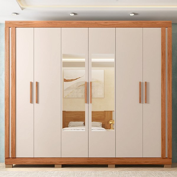 Ropero 6 puertas con espejo