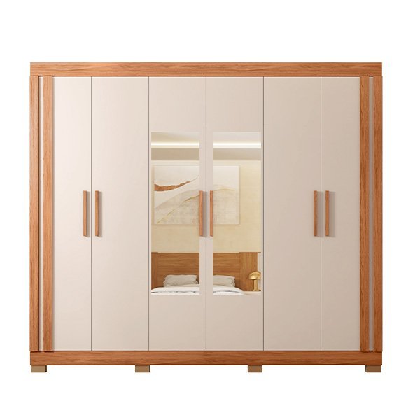 Ropero 6 puertas con espejo