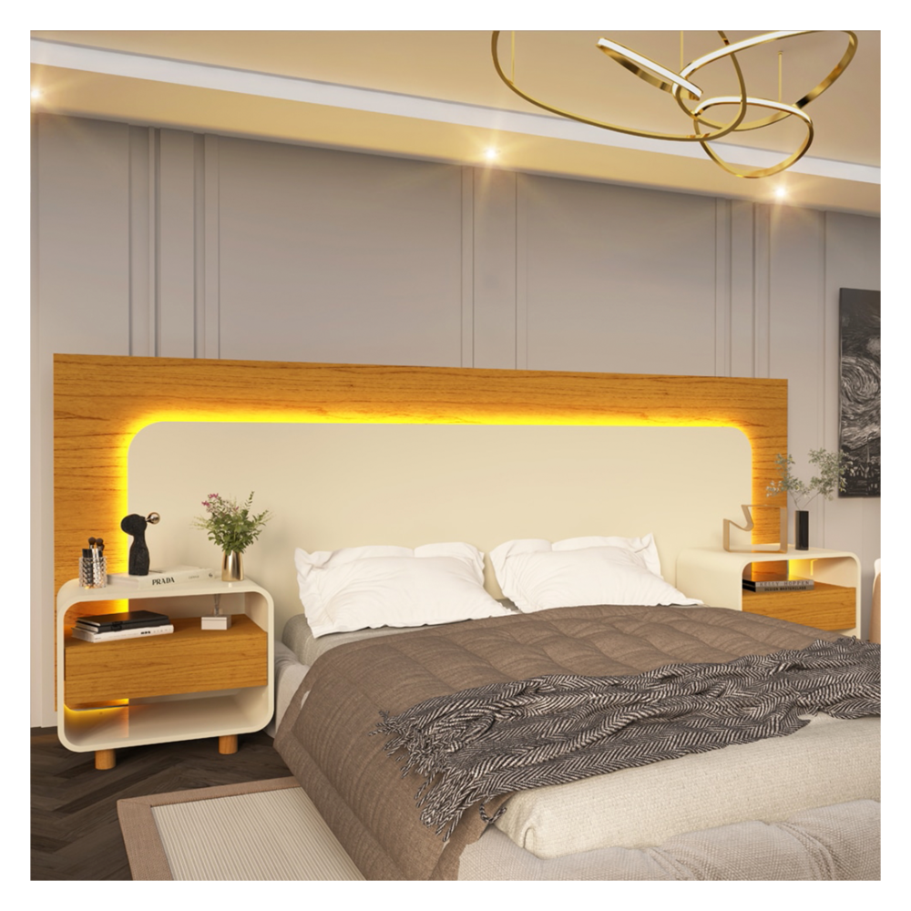 Conjunto de Cabecera + Mesita de Luz