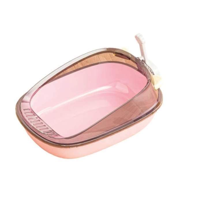 529001-R-3 ARENERO CON OREJAS P/ GATOS (ABIERTO) ROSA