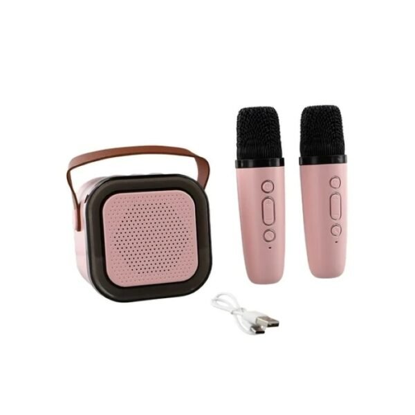 529030-R-1 MINPARLANTE INALAMBRICO LEVEL LMP-001 ROSA-2 MICROFONOS