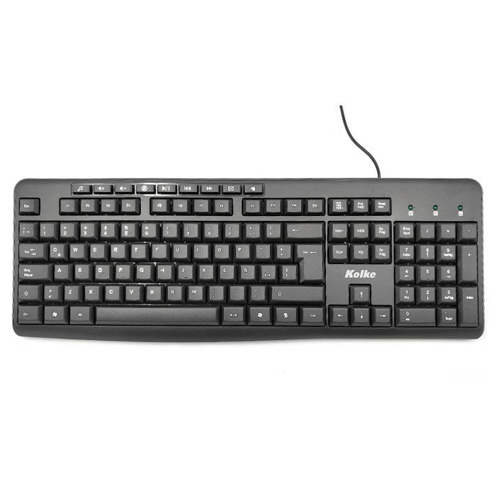 TECLADO KOLKE MULTIMEDIA EN ESPAÑOL KET-701