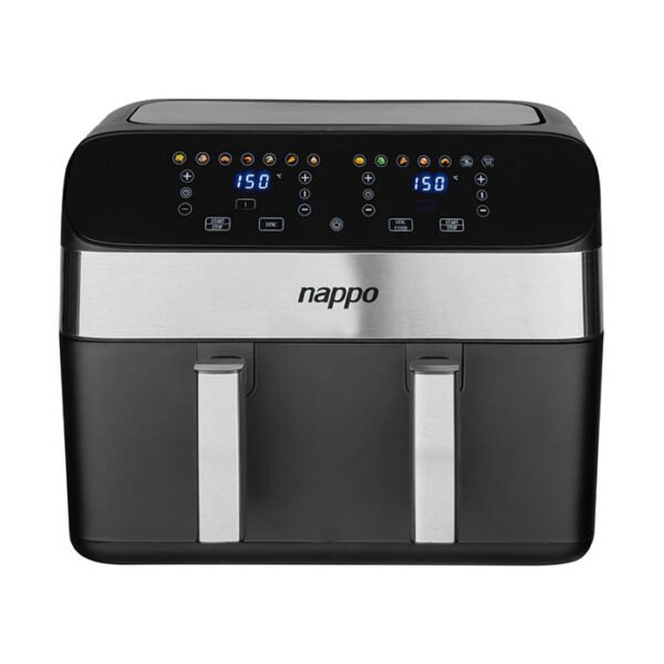 FREIDORA DIGITAL SIN ACEITE NAPPO DOBLE CRISPPRO 9L NEF-238