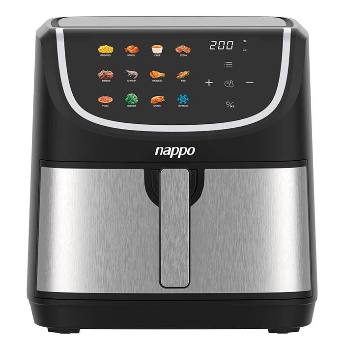 FREIDORA SIN ACEITE NAPPO DIGITAL 8L NEGRA NEF-242