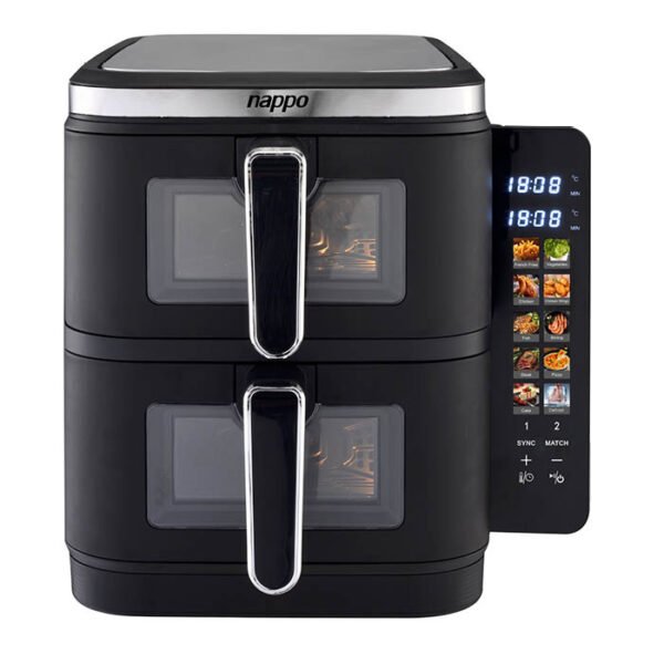 FREIDORA DIGITAL NAPPO SIN ACEITE DOBLE VERTICAL DUAL PRO 11L NEF-251