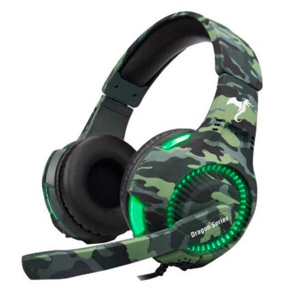 AURICULAR GAMER TROOPER KGA-487 LUZ VERDE